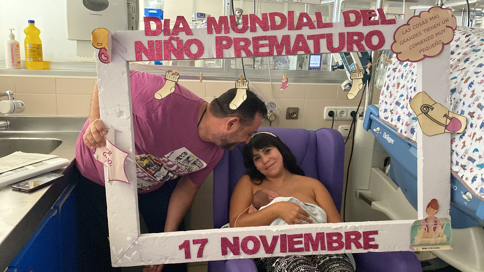pares i professionals celebren el dia mundial del prematur